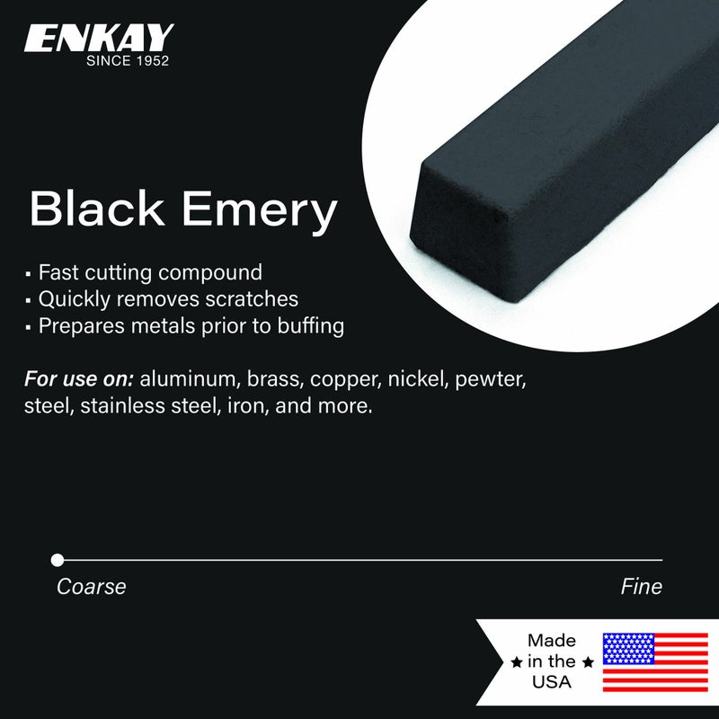 ENKAY - Black Emery Polishing Compound, 1 Lb. (U.S. Made) - Image 3